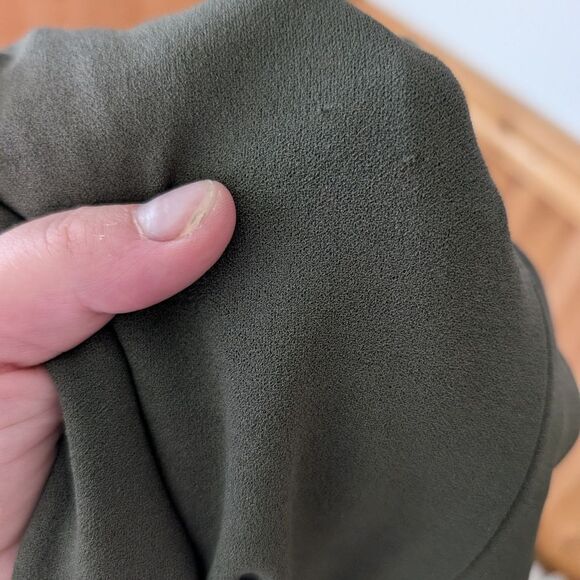 Nookie Olive Green Halter Cutout Back Cocktail Dress Size Medium - Picture 7 of 7